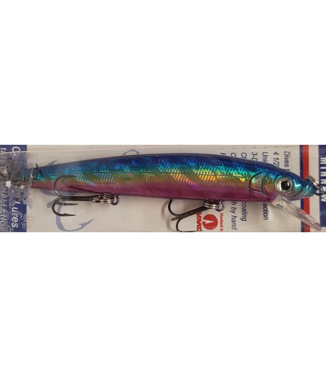 Challenger Lures EG033-T19  CHALLENGER MINNOW 4-1/2” 3/8 OZ  ERIE SWIRL
