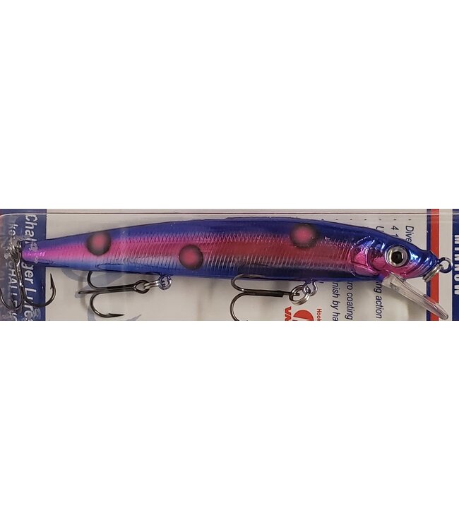 Challenger Lures EG033-T22 CHALLENGER MINNOW 4-1/2” 3/8 OZ NUCLEAR PINK/PURPLE