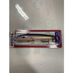 Challenger Plastic Products EG033-T25F-2  CHALLENGER MINNOW 4-1/2"  3/8OZ UV PUR CHT STRIPE OR BELLY