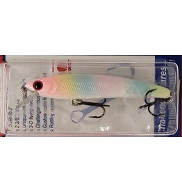 CHALLENGE PLASTIC PRODUCTS, INC. JL034-032 CHALLENGER MICRO FLOATING MINNOW 2-3/8” 3/32 OZ MOTHER OF PEARL