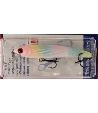 Challenger Lures JL034-032 CHALLENGER MICRO FLOATING MINNOW 2-3/8” 3/32 OZ MOTHER OF PEARL