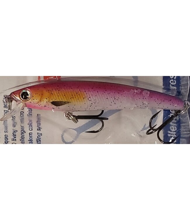 Challenger Lures JL034-T04 CHALLENGER MICRO FLOATING MINNOW 2-3/8” 3/32 OZ PURPLE SHAD