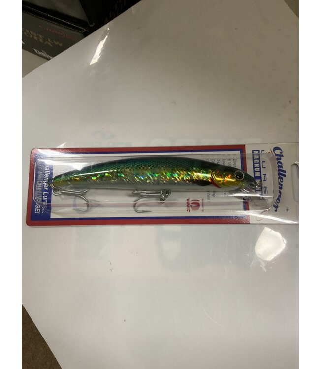 Challenger Lures MG004-DCNB CHALLENGER MAGNUM MINNOW 6-1/2” 2-1/16 OZ GREEN PHANTOM