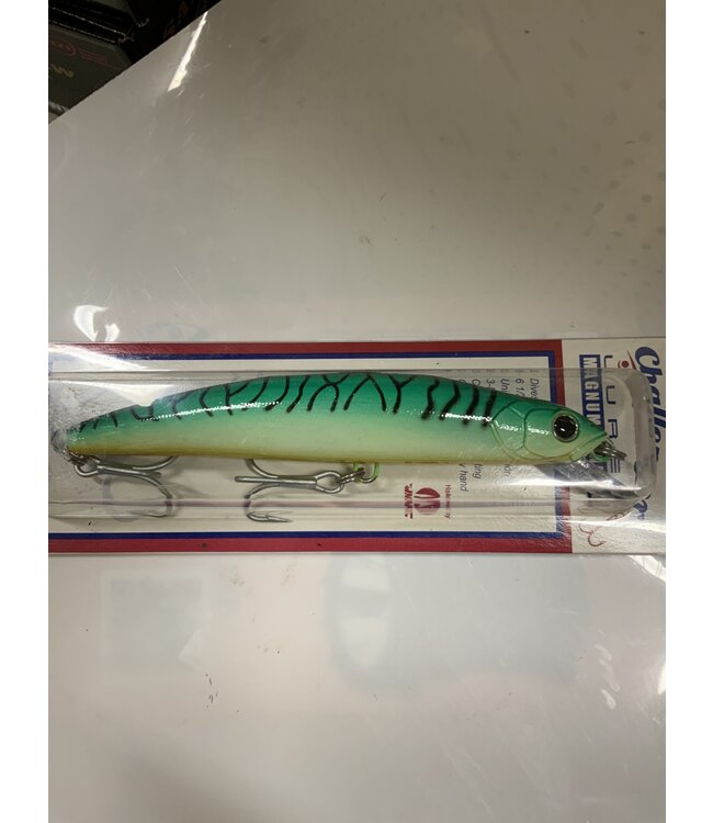 Challenger Lures MG004-T08 CHALLENGER MAGNUM MINNOW 6-1/2” 2-1/16 OZ HOT TIGER