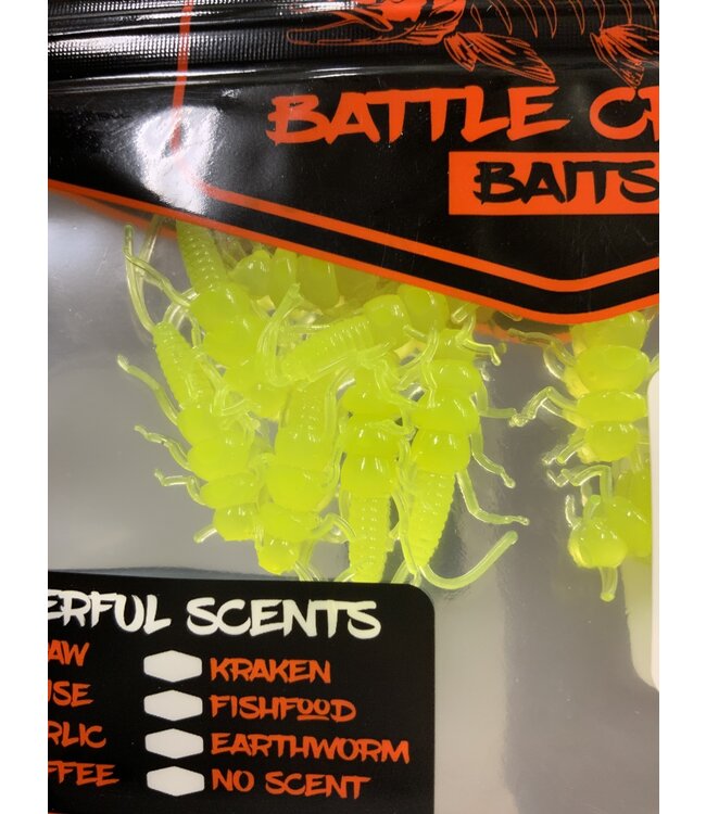 Battle Creek SF004-STONE FLY-CHARTREUSE UV-12 CT GARLIC