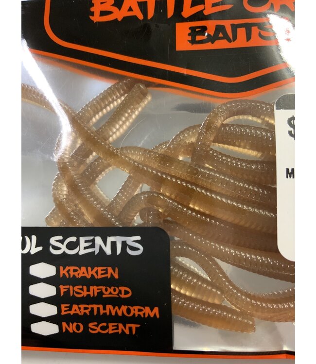 Battle Creek W015-WORM-SHINER NATURAL BROWN-10 CT GARLIC