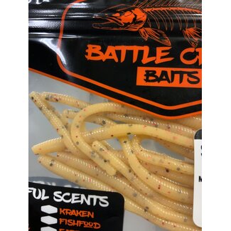 Battle Creek W006-WORM-BUTTERWORM-10 CT GARLIC