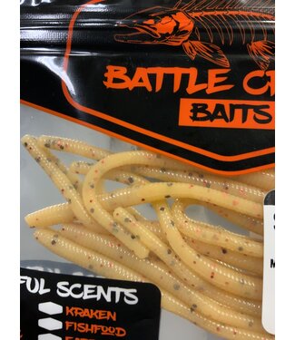 Battle Creek W006-WORM-BUTTERWORM-10 CT GARLIC