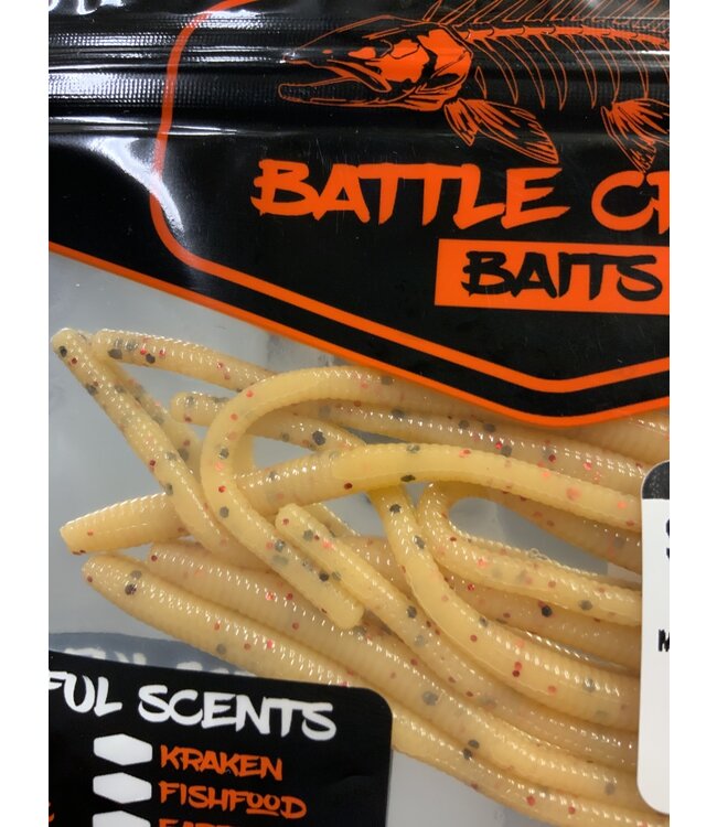 Battle Creek W006-WORM-BUTTERWORM-10 CT GARLIC