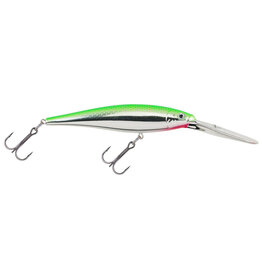 Berkley BERKLEY FLICKER MINNOW SZ 11  4-1/4" 1/2 OZ DEPTH 18'-23' LIME CHROME