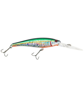 PURE FISHING BERKLEY FLICKER MINNOW SZ 11  4-1/4" 1/2 OZ DEPTH 18'-23' SLICK GREEN ALEWIFE