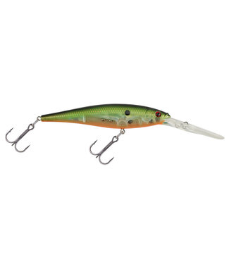 PURE FISHING BERKLEY FLICKER MINNOW SZ 9  3-1/2" 1/3 OZ DEPTH 18'-23'  FLASHY GREEN CRUSH
