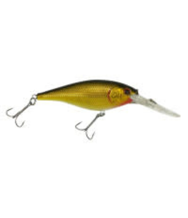PURE FISHING BERKLEY FLICKER SHAD CRANKBAIT SZ 5 2" 3/16 OZ DEPTH 9'-11' BLACK-GOLD