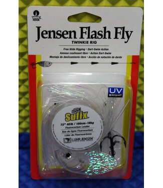 Luhr-Jensen JENSEN FLASH FLY TWINKIE RIG CRYSTAL CLEAR UV