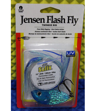 Luhr-Jensen JENSEN FLASH FLY TWINKIE RIG FISH CANDY UV BLUE