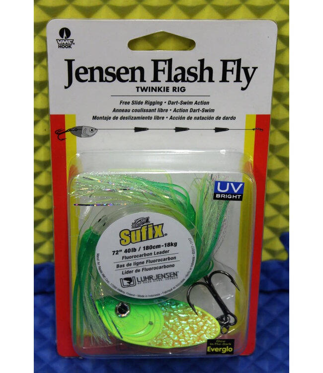 LUHR JENSEN JENSEN FLASH FLY TWINKIE RIG  LUCKY CHARM