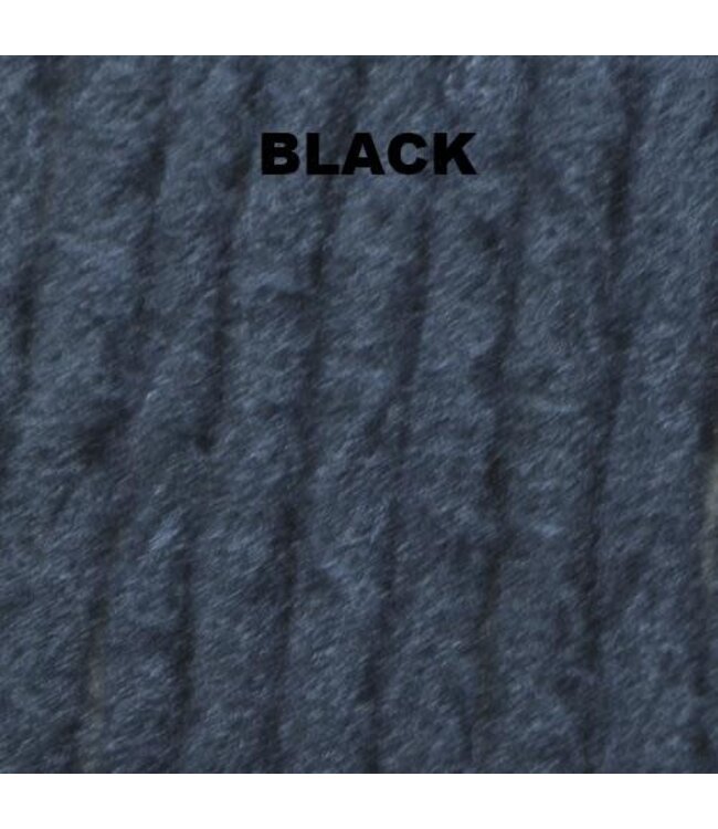 Bug Shop GLO BUG YARN 15'/PKG BLACK - YBL