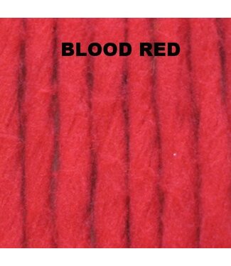 THE BUG SHOP GLO BUG YARN 15'/PKG BLOOD RED - YBR