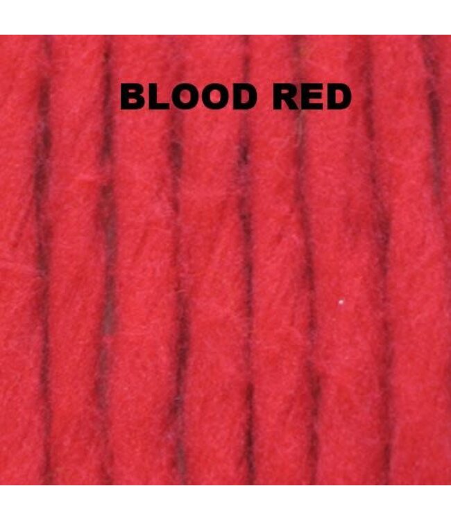THE BUG SHOP GLO BUG YARN 15'/PKG BLOOD RED - YBR