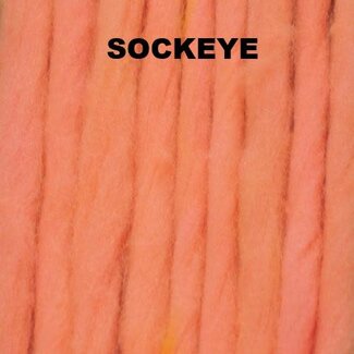 THE BUG SHOP GLO BUG YARN 15'/PKG SOCKEYE - YSOC