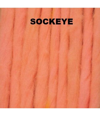 THE BUG SHOP GLO BUG YARN 15'/PKG SOCKEYE - YSOC