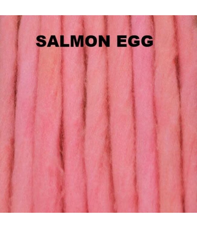 THE BUG SHOP GLO BUGS BLING YARN SALMON EGG