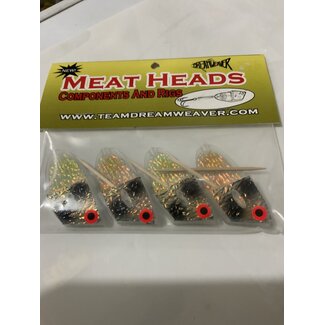 DREAMWEAVER LURE COMPANY CBH527 CUT BAIT HEAD BLACK DOT