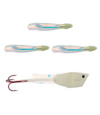 DREAMWEAVER LURE COMPANY CBR755 CUT BAIT RIG GLOW GASOLINE