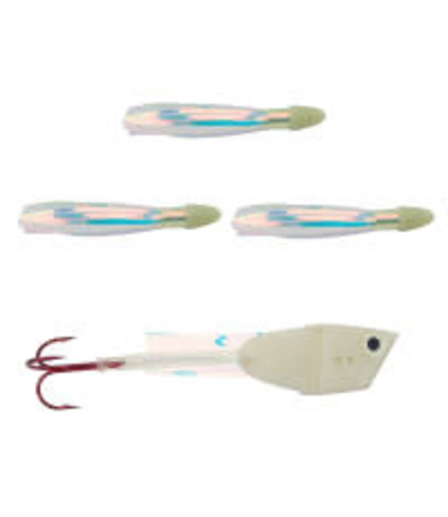 DREAMWEAVER LURE COMPANY CBR755 CUT BAIT RIG GLOW GASOLINE