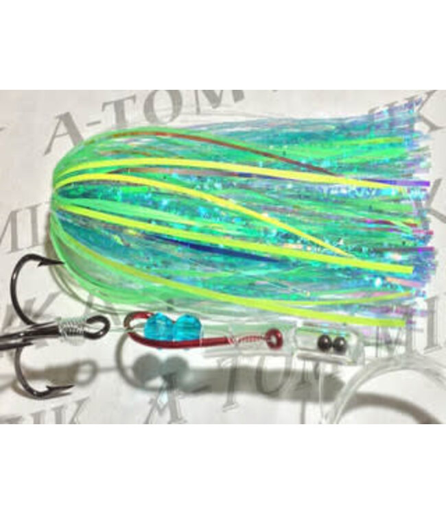 A-TOM-MIK MFG. (L-215) A-TOM-MIK TOURNAMENT LIVE SERIES TROLLING FLY HAMMER LIME