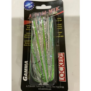 A-TOM-MIK MFG. T-135  A-TOM-MIK TOURNAMENT SERIES TROLLING FLY SWEET PEA GLOW