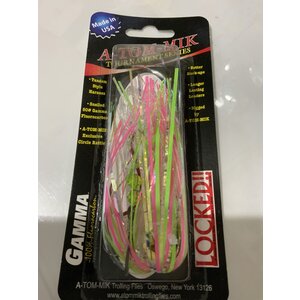 A-TOM-MIK MFG. T-413 A-TOM-MIK TOURNAMENT SERIES TROLLING FLY CERISE SUNBURST