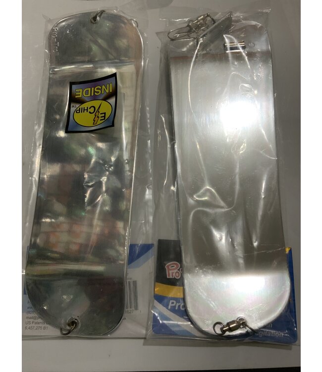 (PC11-627) PRO-TROLL PROCHIP 11 FIN FLASHER PLAIN CHROME