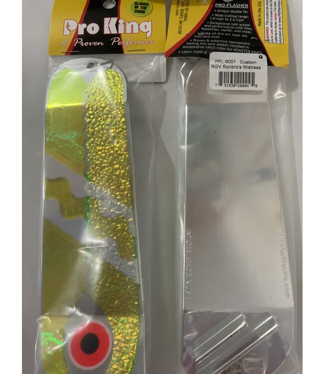 KMDA, INC. (PFL-6001) PRO KING FLASHER 8" RGV RONBRO'S MISTRESS