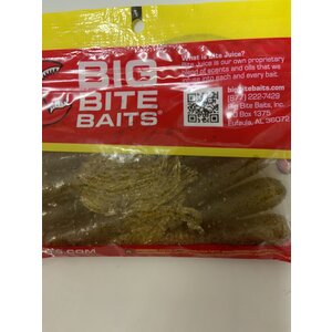 Big Bite Baits, Inc. (TUB3544) 3.5" SALT TUBE BERMUDA GRASS BLACK FLAKE