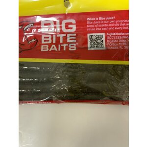 Big Bite Baits, Inc. (TUB3538) 3.5" SALT TUBE GREEN PUMPKIN PEPPER