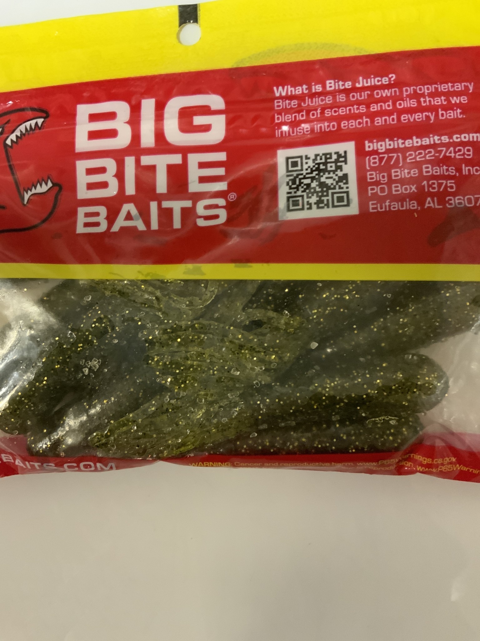 Big Bite Baits Salt Tube LT Melon Perch