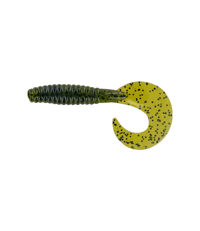 (FG333) BIG BITE BAITS 3" FAT GRUB WATERMELON SEED