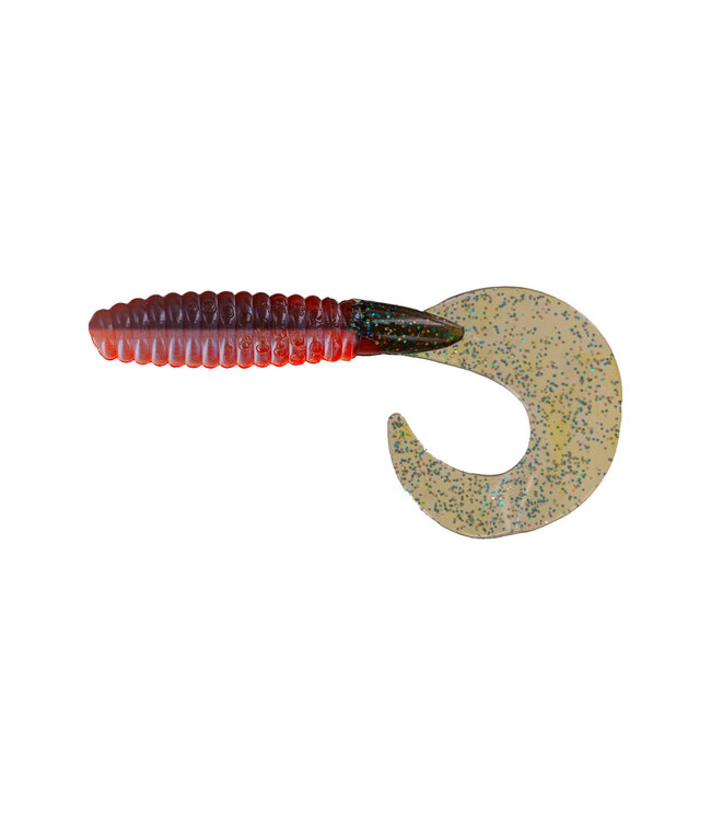 (FG358) BIG BITE BAITS 3" FAT GRUB BROWN CRAWDAD