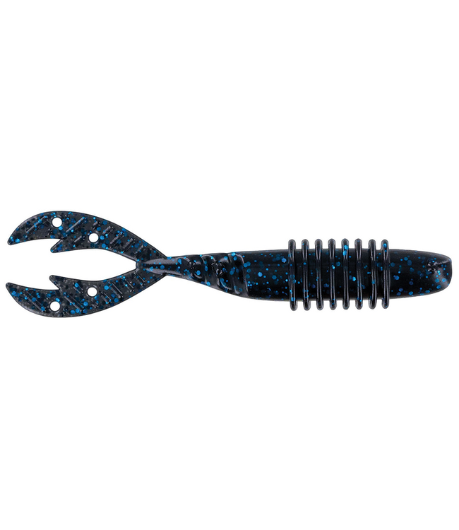 (425KMSW-01) BIG BITE BAITS 4.25" KAMIKAZE SWIMON  BLACK BLUE FLAKE