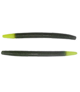 GARY YAMAMOTO CUSTOM BAITS 9-10-912 YAMASENKO WORM 5” GREEN PUMPKIN & WATERMELON