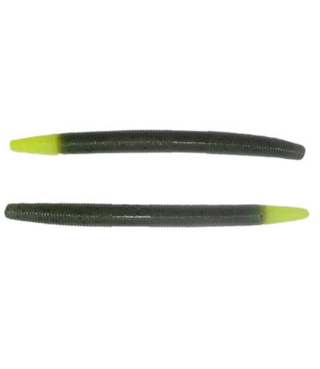 GARY YAMAMOTO CUSTOM BAITS 9-10-912 YAMASENKO WORM 5” GREEN PUMPKIN & WATERMELON
