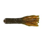 Big Bite Baits, Inc. (SSTUB35-03) BIG BITE BAITS 3.5" TOUR TUBE GREEN PUMPKIN/ORANGE FIRETAIL