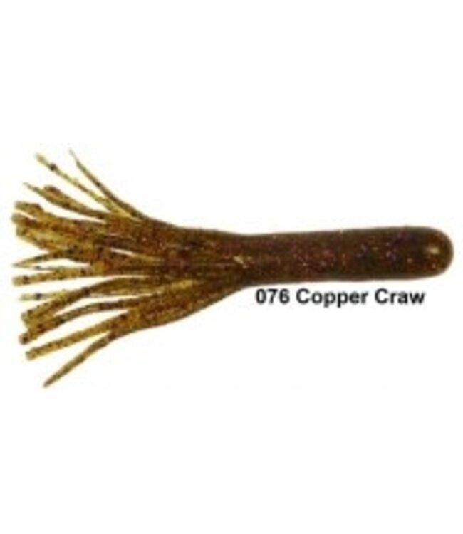 Gitzit Incorporated 91076 - GITZIT 3.5" TOURNAMENT SERIES FAT GITZIT COPPER CRAW 10PK