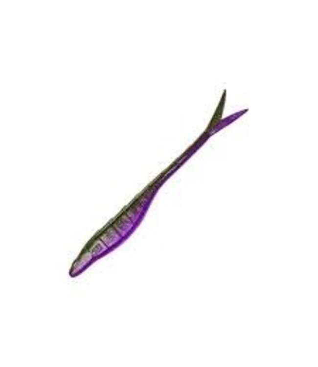 Googan Baits (GDT-5-GPU  110) GOOGAN BAITS 5" DART GREEN PUMPKIN PURPLE FLAKE