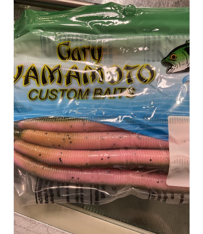 GARY YAMAMOTO CUSTOM BAITS 9-10-908 YAMAMOTO 5" YAMASENKO WORM RAINBOW TROUT LAMINATE
