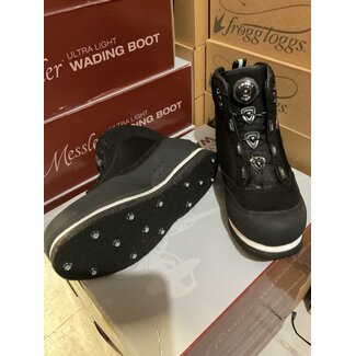 MESSLER MESSLER M1 WADING BOOT BLACK/GREEN SIZE 7 STUDDED FELT