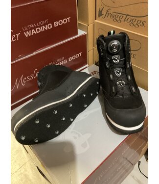 MESSLER MESSLER M1 WADING BOOT BLACK/GREEN SIZE 13 STUDDED FELT