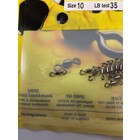 Spro Corp. Spro power swivel SZ 10 35lb 50pack