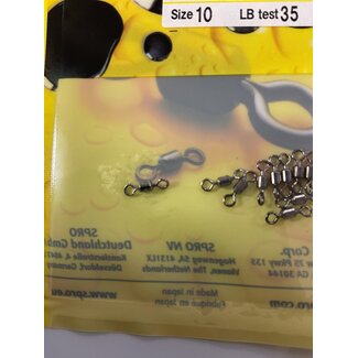 Spro Corp. Spro power swivel SZ 10 35lb 50pack